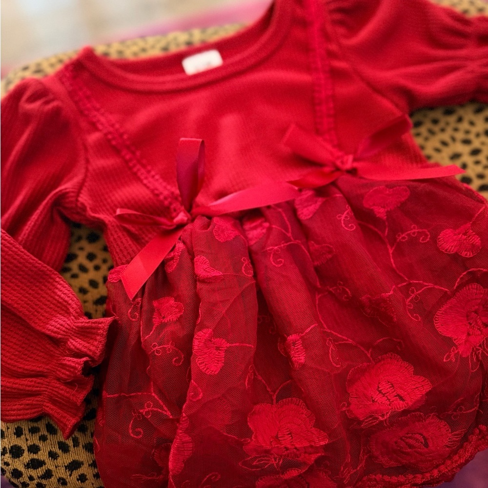 🎁 Christmas Baby Dress 🎁 with Headband & Leggings